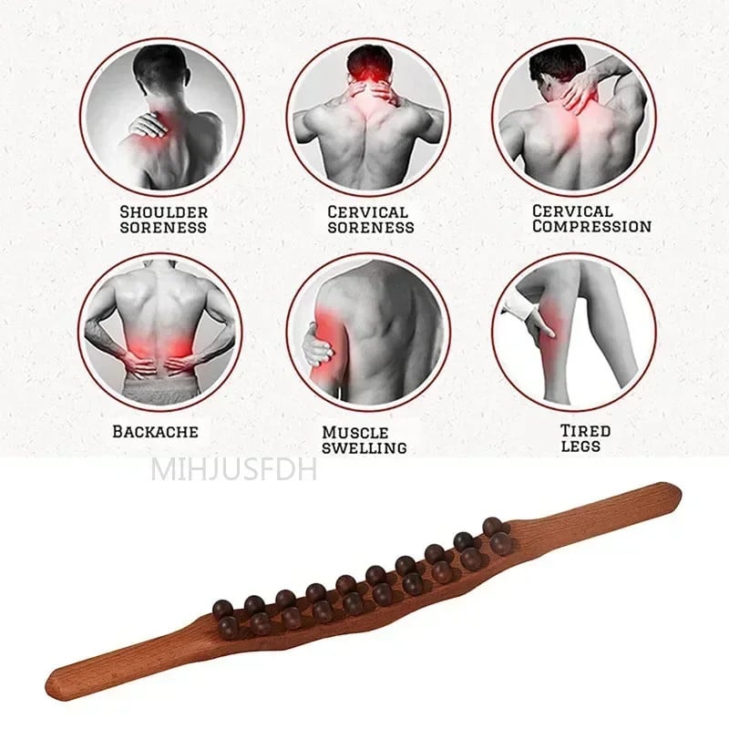 20 Beads Gua Sha Massage Stick