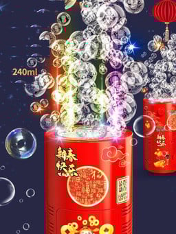 20 holes Fireworks bubble machine