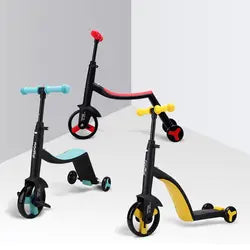 3 in 1 Kick scooter for kids with seating 3 wheels