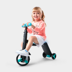 3 in 1 Kick scooter for kids with seating 3 wheels