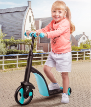 3 in 1 Kick scooter for kids with seating 3 wheels