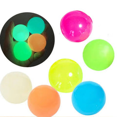 4Pcs Luminous Stress and Anxiety Relief Sticky Ceiling Balls