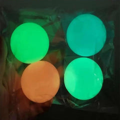 4Pcs Luminous Stress and Anxiety Relief Sticky Ceiling Balls