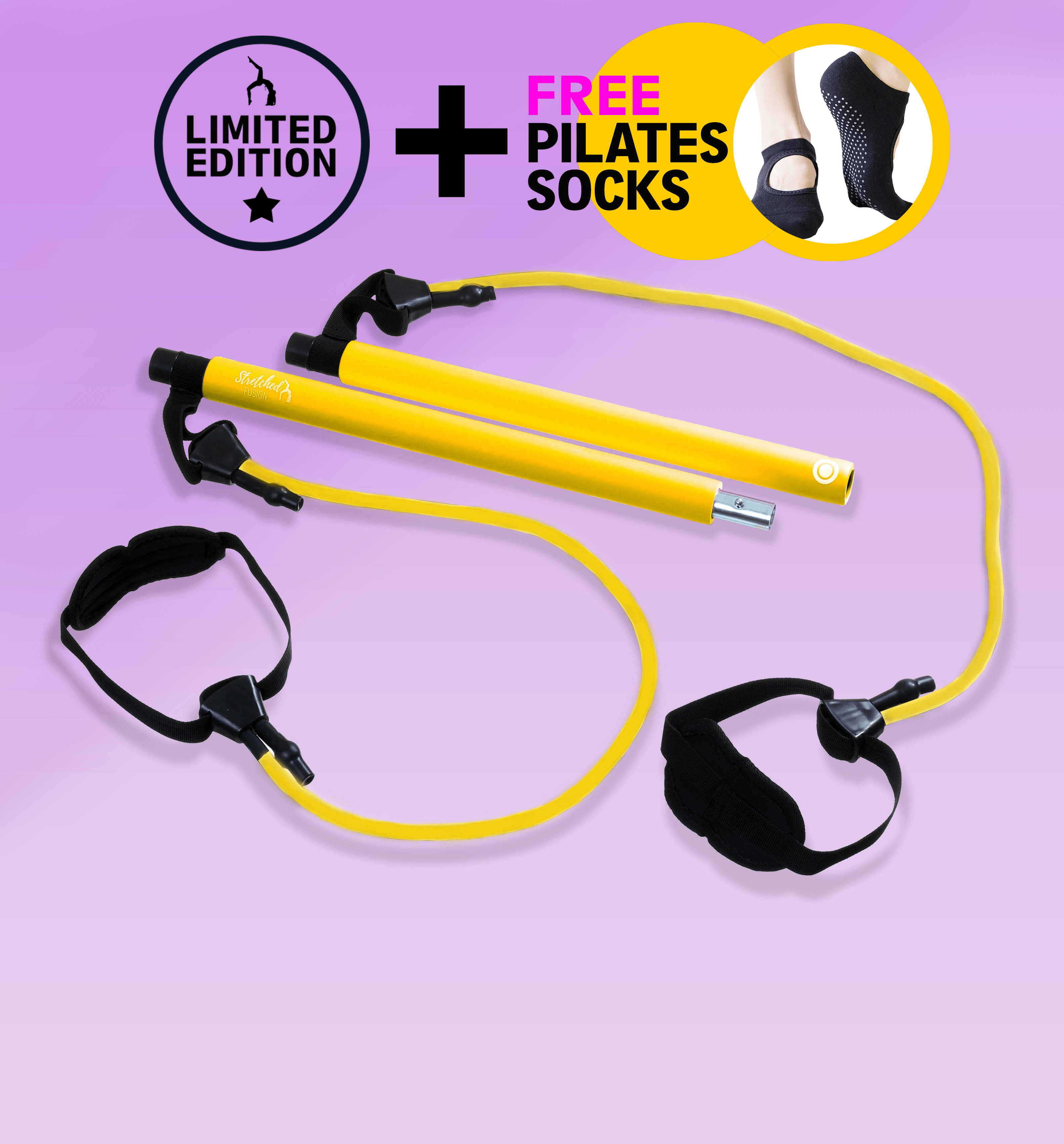 Stretched Fusion Pilates Bar