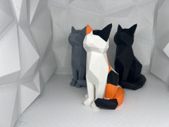 Cat Puzzle | Magnetic Puzzle | LowPoly Puzzle | 3D Puzzle | Customizable Cat | Cat Toy