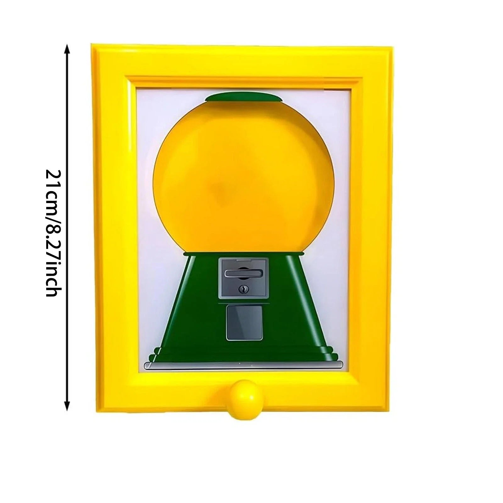 Eye Candy Frame Candy Dispenser – Wall-Mounted Gumball Machine for Treats
