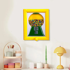 Eye Candy Frame Candy Dispenser – Wall-Mounted Gumball Machine for Treats