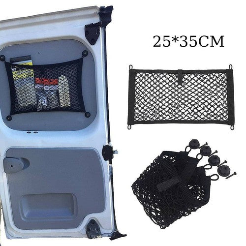 3 Layer Car Storage Net Bag Cargo Elastic Seat Mesh Organizer Holder Pocket US