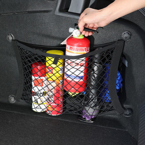 3 Layer Car Storage Net Bag Cargo Elastic Seat Mesh Organizer Holder Pocket US
