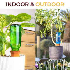 10-Pack Natural Self Watering Spikes - Terracotta - Automatic Plant Waterer f...