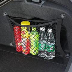 3 Layer Car Storage Net Bag Cargo Elastic Seat Mesh Organizer Holder Pocket US